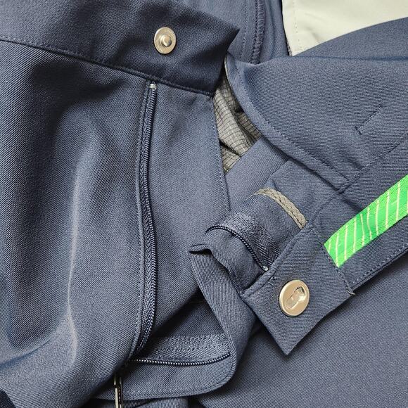 Bonobos Golf Shorts Mens 35 Navy Athletic Fit 8" Inseam Stretch Zip Pockets - Picture 7 of 12